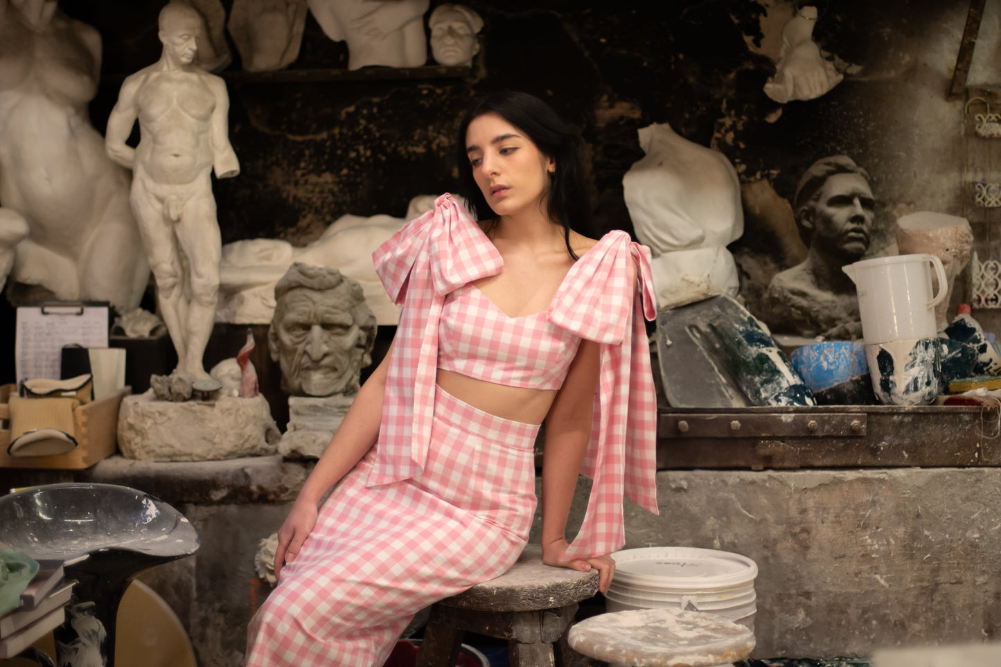 Lucinda bow two piece set