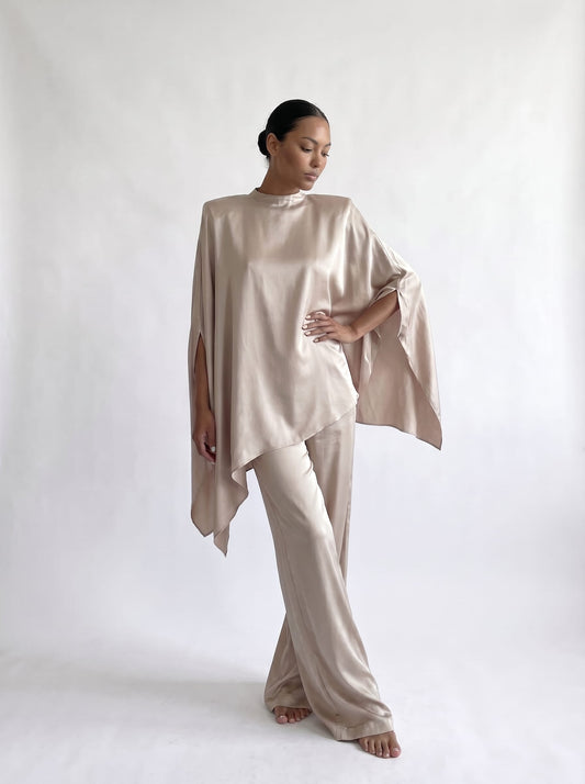 The Luminous Silk Trouser