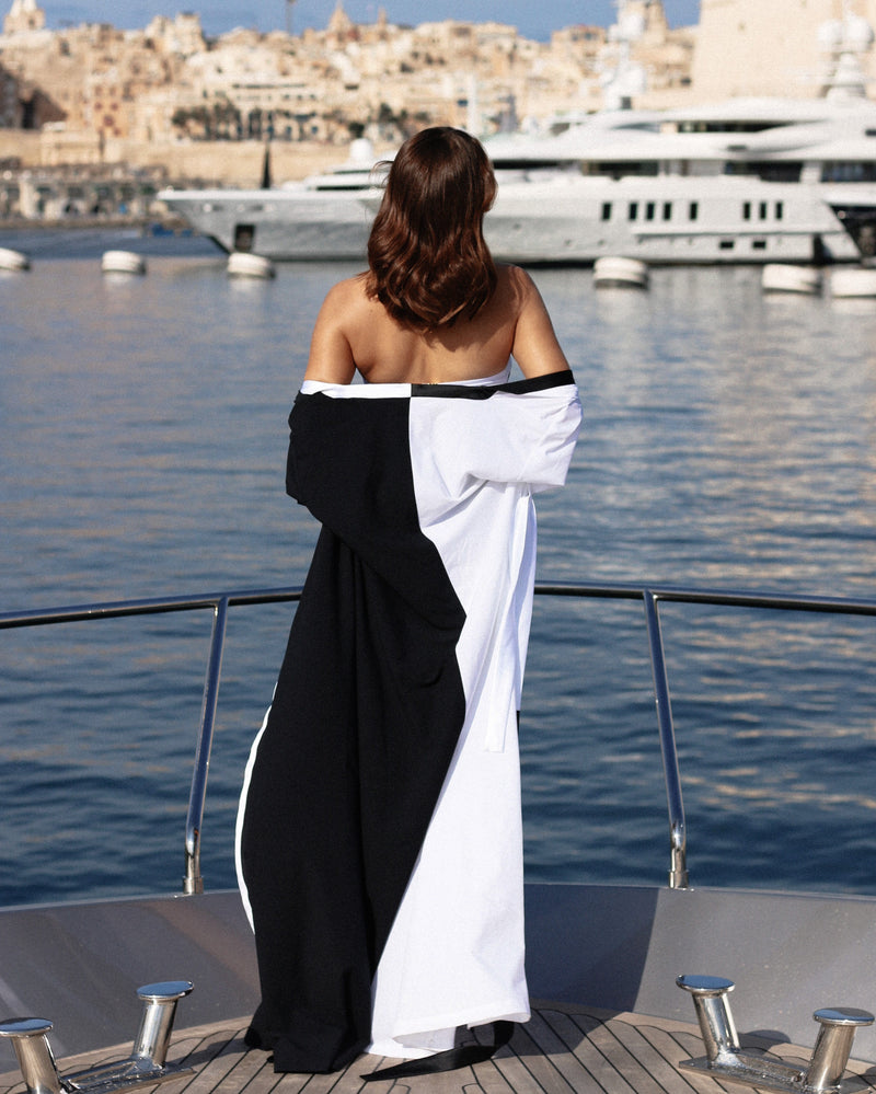 Norma Contrast Kaftan